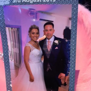 Magic Selfie Mirror - wedding photo in Leicester