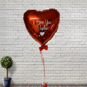 Personalised 'I Love You' Valentine's Day Balloon