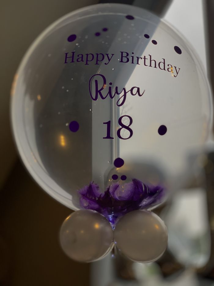 Riya’s 18th Birthday Party Balloons in Twycross Leicestershire Big