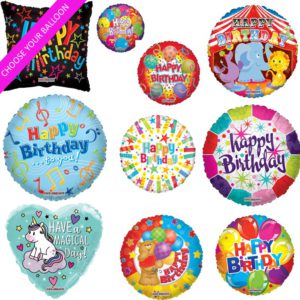 Happy birthday balloons