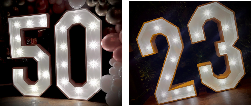 Our LED Numbers Made These Birthdays in Leicester Even More Special ...