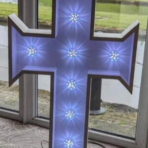 Giant Light Up Cross